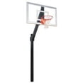 thumbnail image 1 of Legend Jr. Select Steel-Acrylic In Ground Fixed Height Basketball System, Brick Red, 1 of 1