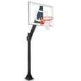 thumbnail image 1 of Legend Jr. Ultra-BP Steel-Glass In Ground Fixed Height Basketball System, Kelly Green, 1 of 1