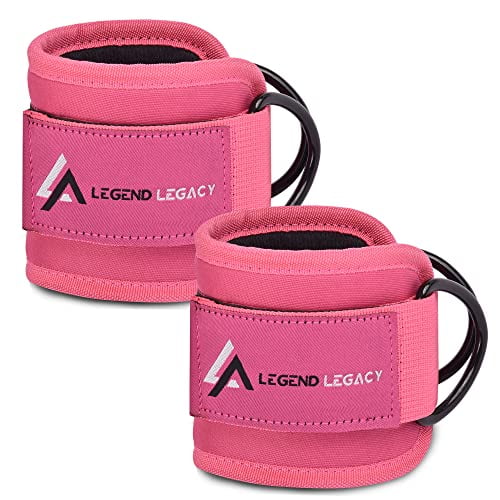 Legend Legacy Ankle Strap for Cable Machine Attachment, Gym Ankle Cuff