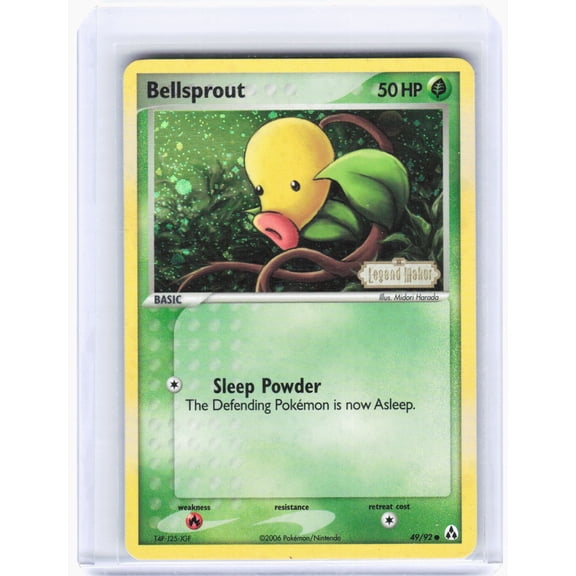 Legend Maker Bellsprout Reverse Holo Common (Lightly Played) #49/92