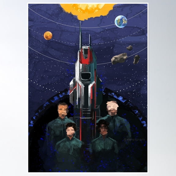 Legend Of Rocinante - 1 Poster Wall Art, Modern Wall Decor, 8x12 UNFRAMED