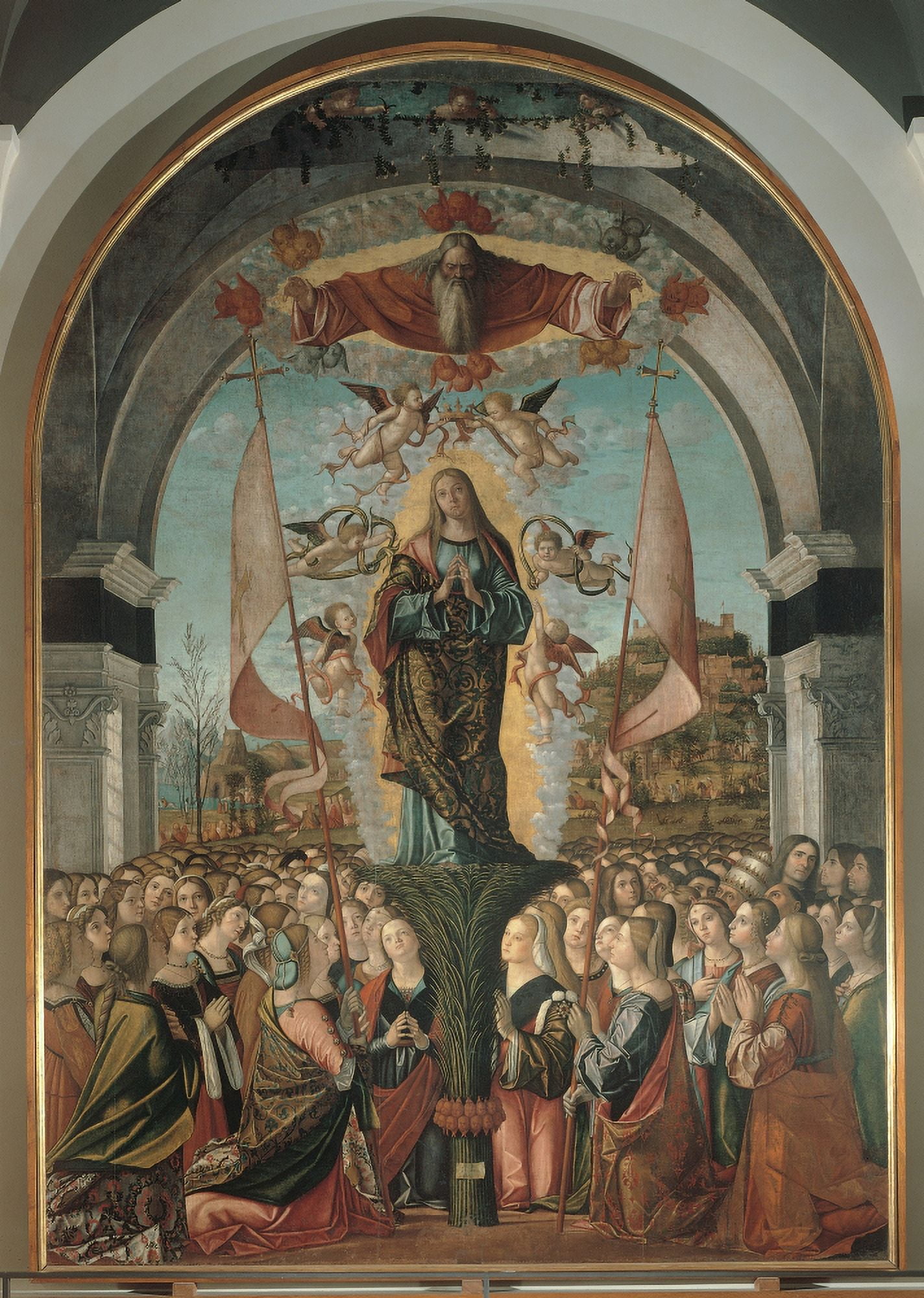 Legend Of St Ursula Apotheosis Of St Ursula Canvas Art - (18 x 24)
