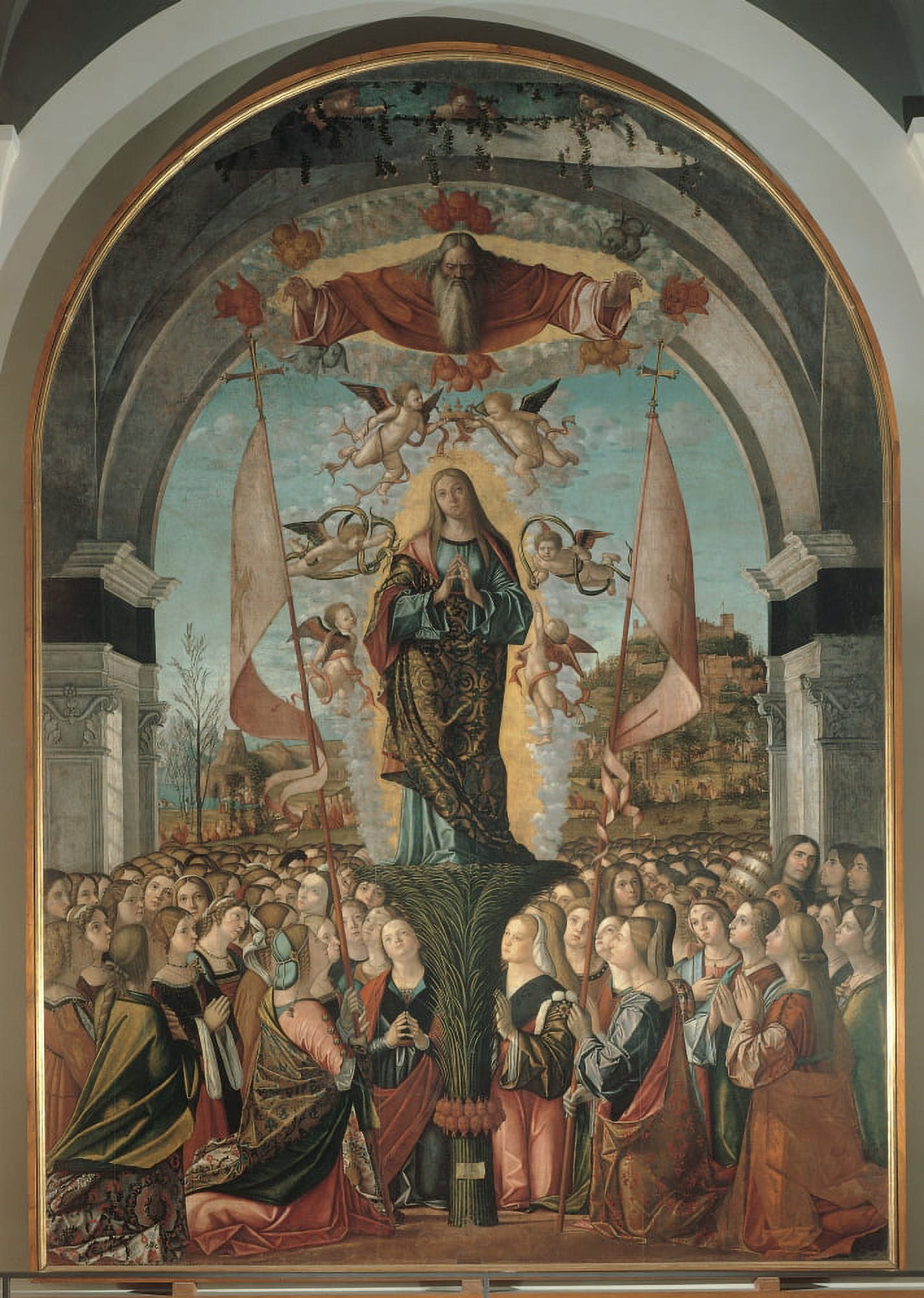 Legend Of St Ursula Apotheosis Of St Ursula Canvas Art - (24 x 36)