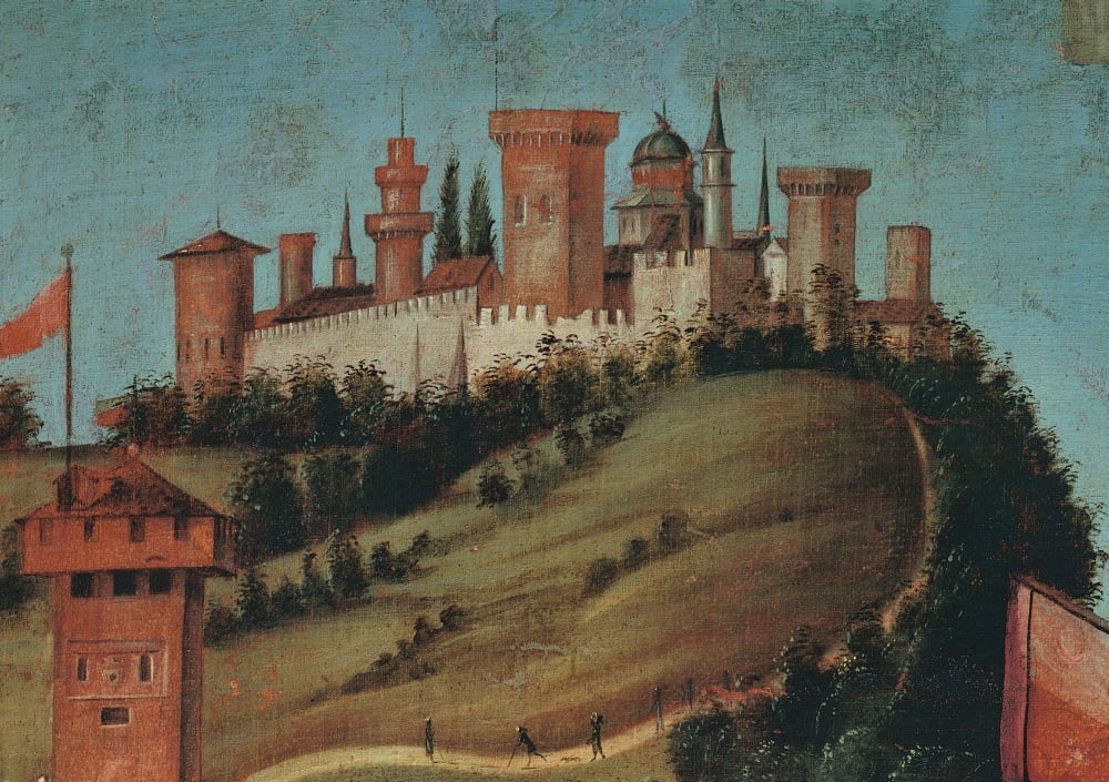 Legend Of St Ursula Meeting And Departure Of The Betrothed Canvas Art - (36 x 24)