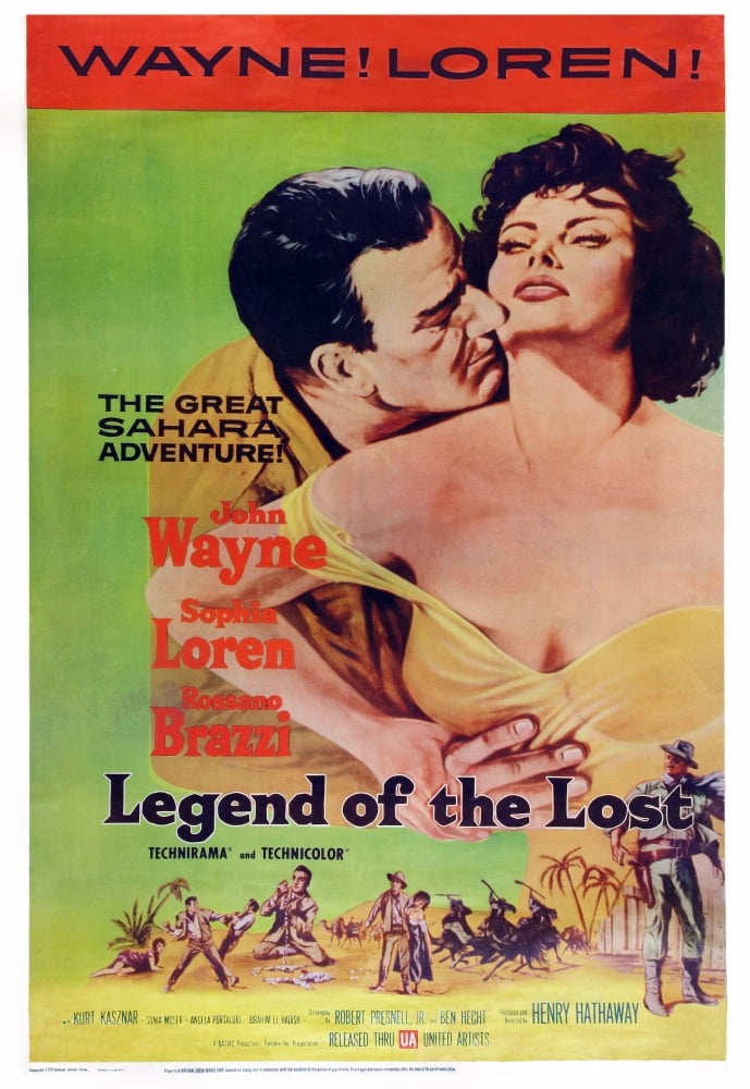 Legend Of The Lost U Canvas Art - (11 x 17)