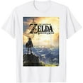 thumbnail image 1 of Legend Of Zelda Breath Of The Wild Link Horizon Poster DTG Print Unisex T-Shirt,White Color,Size 2T, 1 of 5