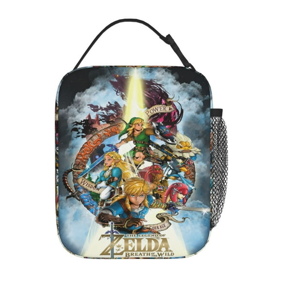 Legend Of Zelda Lunch Bag Insulated Tote Cooler Small Lunch Box Reusable Cooling Waterproof