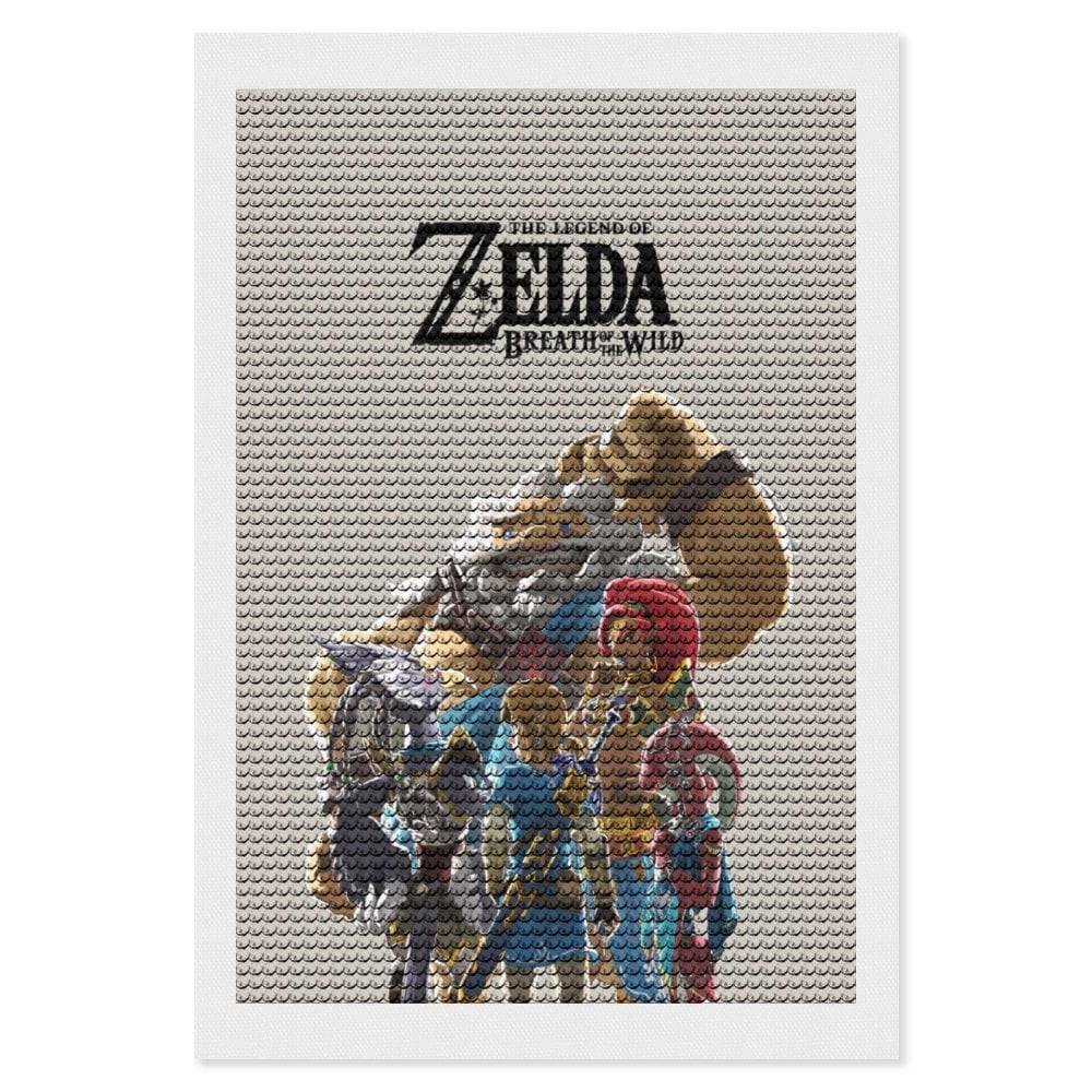 Legend Of Zelda Diamond Art Kits for Adults - 5D Diamond Art Kits for ...