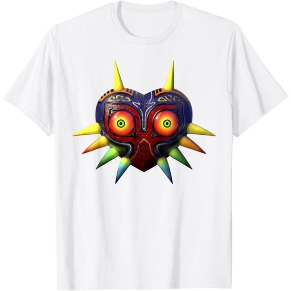 Legend Of Zelda Majoras Mask Portrait DTG Print Unisex T-Shirt