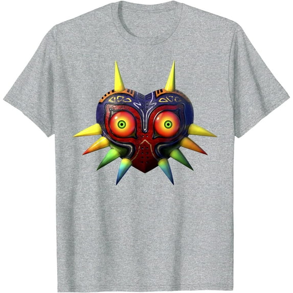 Legend Of Zelda Majoras Mask Portrait DTG Print Unisex T-Shirt