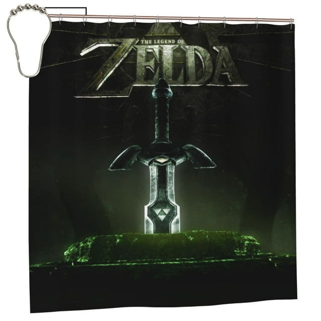 Legend Of Zelda Shower Curtain Waterproof Cartoon Anime Shower Curtains