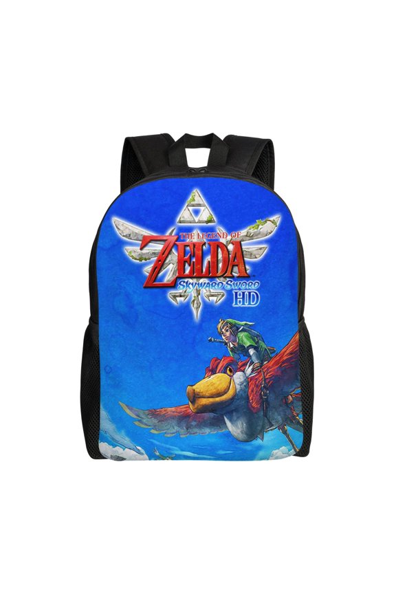 Legend Of Zelda Skyward Sword Backpack Portable Laptop Bag Lightweight Daypack Bookbag Outdoor Travel