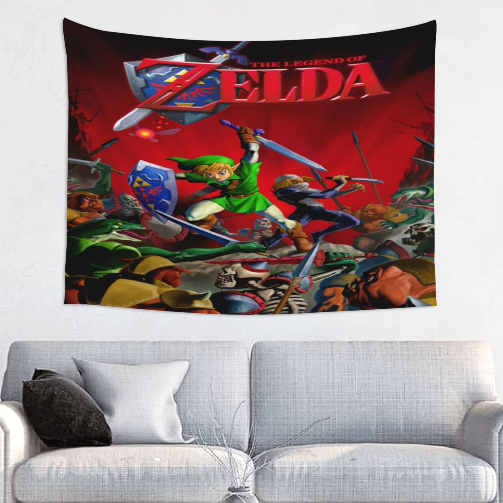 Legend Of Zelda Wall Tapestry Cartoon Poster for Bedroom Aesthetics