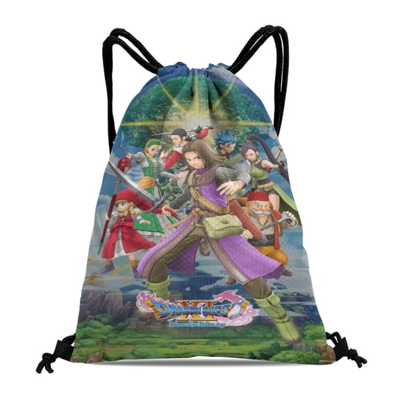 Legend Quest Drawstring Backpack Bag Party Favors Goodies Merch Gym Waterproof Swimming Beach Fans