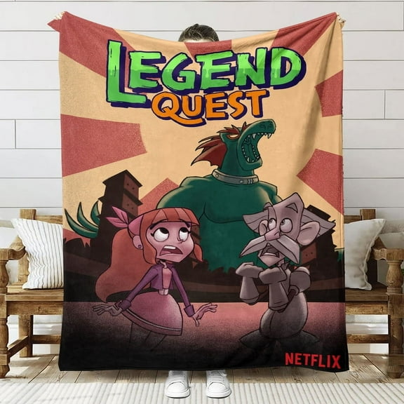 Legend Quest Throw Blanket Gifts for Fans Lover Girls Boys Women Present Hoodie Him Bed 60"x80"