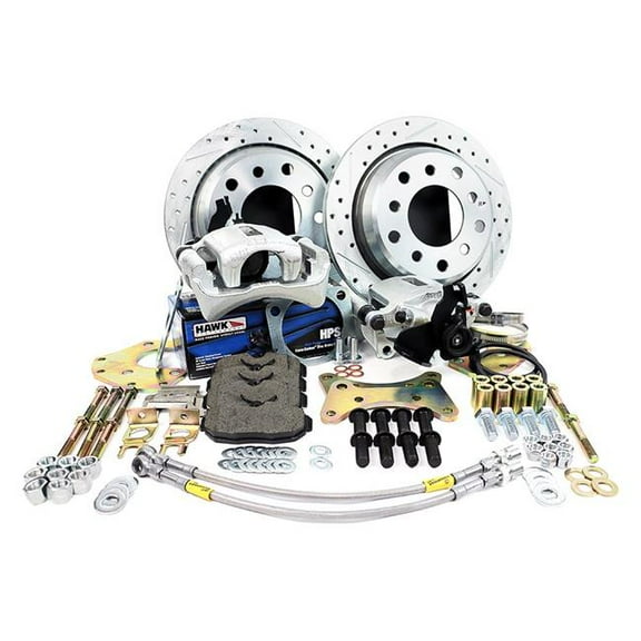 Legend Series Rear Disc Brake Kit with 0.5 in. Flange Bolts on Rear Axle for 1957-1986 Ford F100 & F150 Pickup