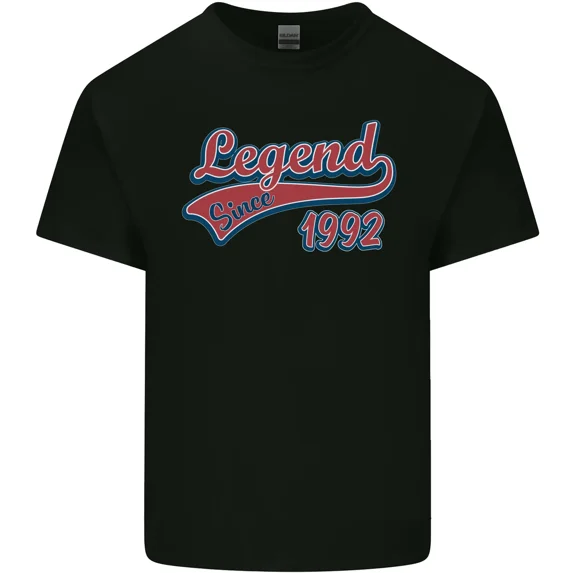 Legend Since 33rd Birthday Made In 1992 Funny Vintage Retro Unisex T-Shirt Y2221, Up to Size 5XL