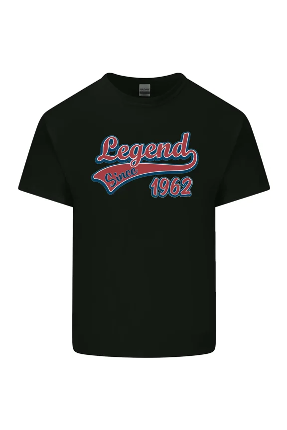 Legend Since 63rd Birthday 1962 for a Retro and Vintage and Aged H9588 Unisex T-Shirt, Up to 5XL Available