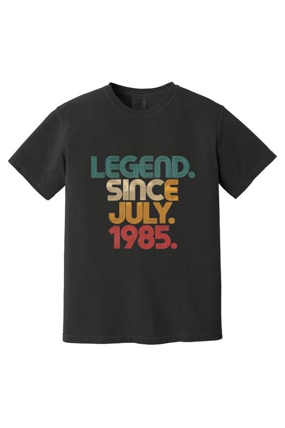 Legend Since July 1985 40th Birthday Gift for 40 Year Old Men Comfort Color T-Shirt