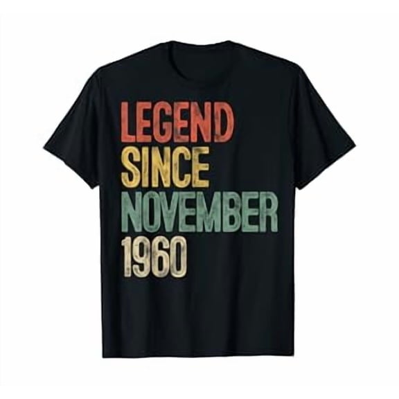 Legend Since November 1960 60Th Birthday Gift 60 Year Old T-Shirt
