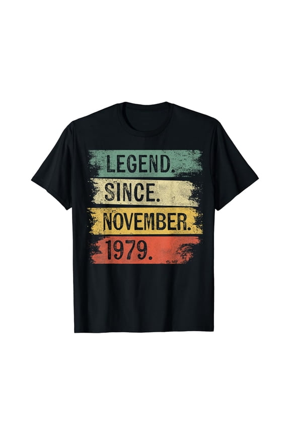 Legend Since November 1979 40 Year Old 40th Birthday Gifts T-Shirt Vintage Tee -Birthday Gifts