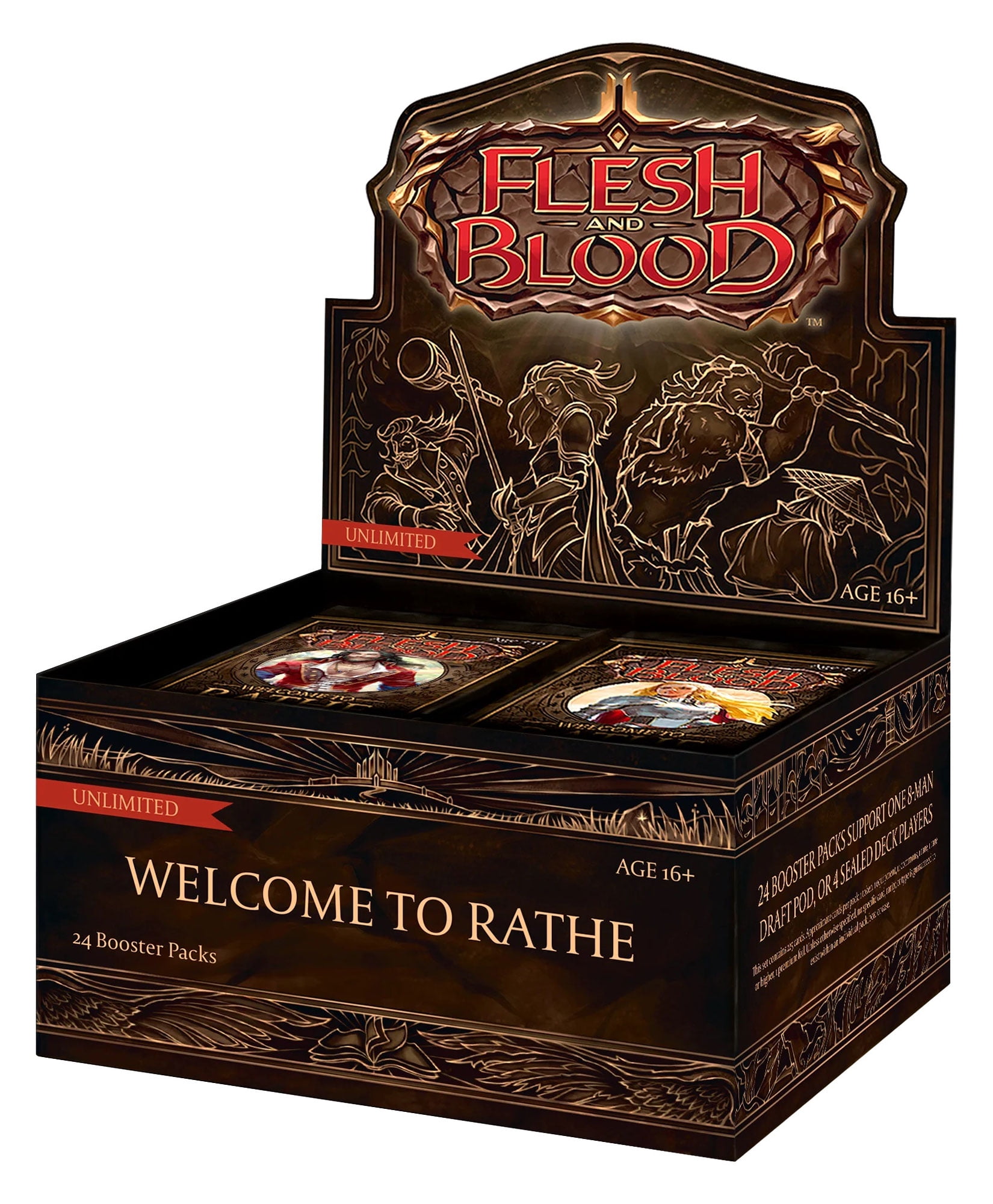 Flesh & Blood TCG Welcome to Rathe Unlimited Booster Box Flesh & Blood TCG Welcome to Rathe Unlimited Booster Box