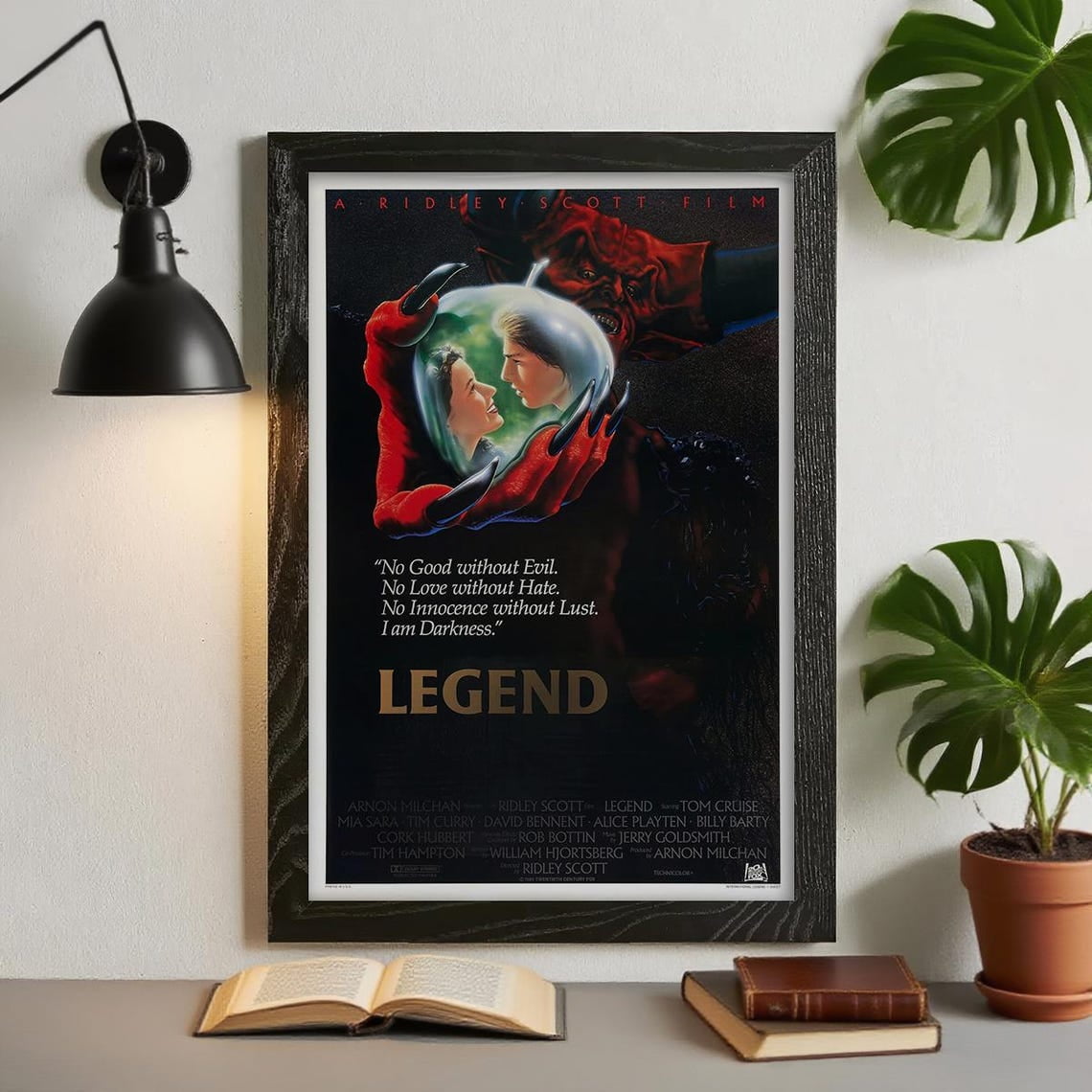 Legend ,Tom Cruise, Mia Sara, Ridley Scott Vintage Movie, Home decor ...