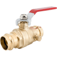 thumbnail image 1 of Legend Valve 1/2" P-202NL No Lead Press Ball Valve with Drain in Forged Brass - 101-213NL, 1 of 4