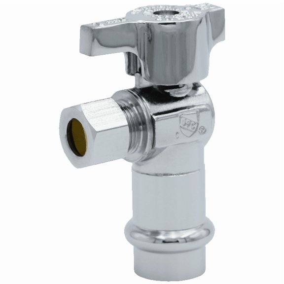 Legend Valve 1/2" Press x 3/8" OD Angle Stop Valve - 114-903PNL