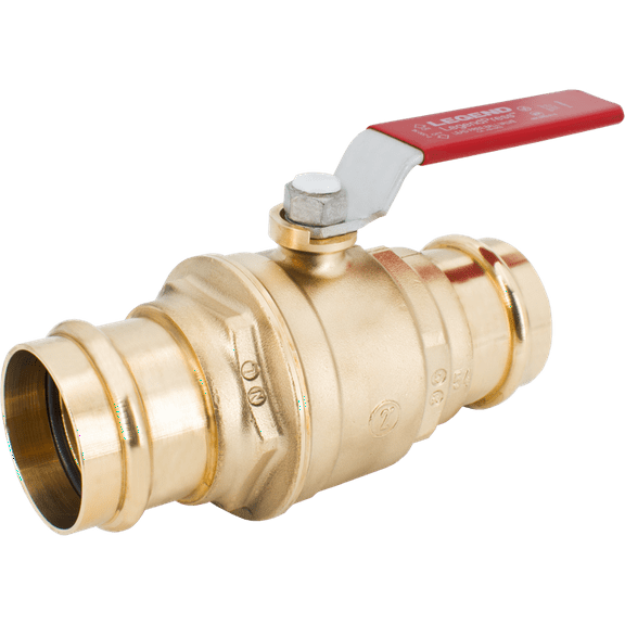 Legend Valve 1-1/4 P200NL LegendPress Forged No Lead Ball Valve in Brass - 101-006NL