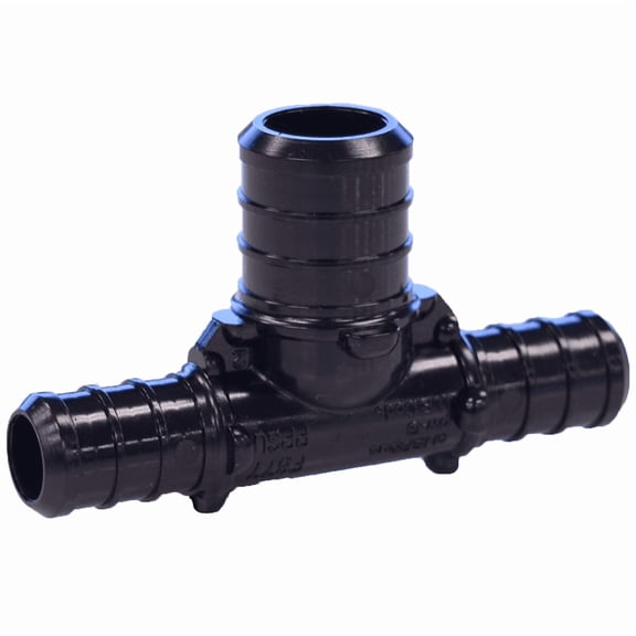 Legend Valve 3/4" x 1/2" x 1/2" PEX Reducing Tee Plastic Crimp Fitting - 461-210