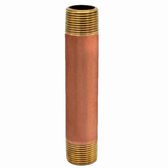 Legend Valve 3/4" x 5-1/2" No Lead Nipple in Red Brass - 311-089