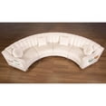 thumbnail image 1 of Legend Vansen 4 PCS Velvet Modular Curved Sectional Sofa Couches, 1 of 8