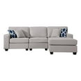 thumbnail image 1 of Legend Vansen Fabric Flexible Combination Module Reversible Sectional Sofa, 1 of 9