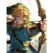 The Legend of Zelda Diamond Painting Set (for Adults) 5D DIY Anime Diamond Art Set (for Beginners) Round Full Diamond Diamond Painting Gem Art Crafts (suitable for home wall decoration gifts)