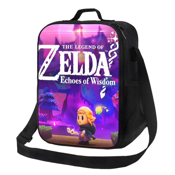 The Legend of Zelda Echoes of Wisdom Insulated Lunch Bag Portable Meal Bag Thermal Lunchbag Tote Bento Bag Cooler Snack Bags For School Picnic Office Travel