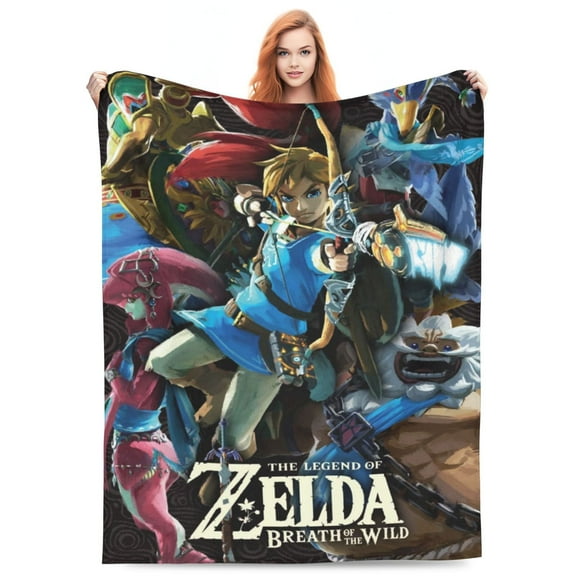 The Legend Of Zelda Fleece Blanket Super Soft Cozy Throw Blanket Fuzzy Comfy Flannel Blanket Warm Plush Blankets And Throws For Couch, Sofa, Bed 40"X30"