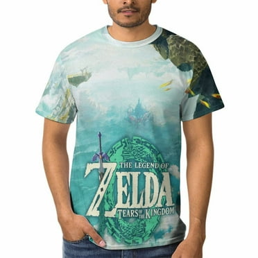 The Legend of Zelda Men's T-Shirt 3D Printed T-Shirt, Adult Summer Street Fashion Comfortable Short Sleeves，Suitable for Home, Office, Traveling And Other Occasions.