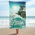 thumbnail image 1 of The Legend of Zelda Tears of The Kingdom Microfiber Beach Towel Soft Absorbent Quick-Dry Bath Towels 130x80cm for Kids And Adults for Bathroom Shower,Guests,Pool Swimming,Gym,Camp,Travel, 1 of 8