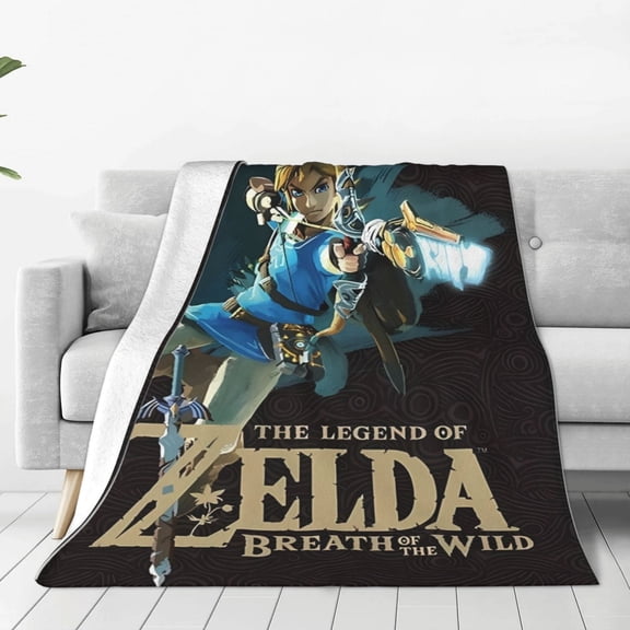 The Legend Of Zelda Throw Blanket Couch Bed Sofa Soft Lightweight Warm Cozy Flannel Fleece Bed Blanket For Kids Adults Gift Multiple Sizes Available 40"X30"