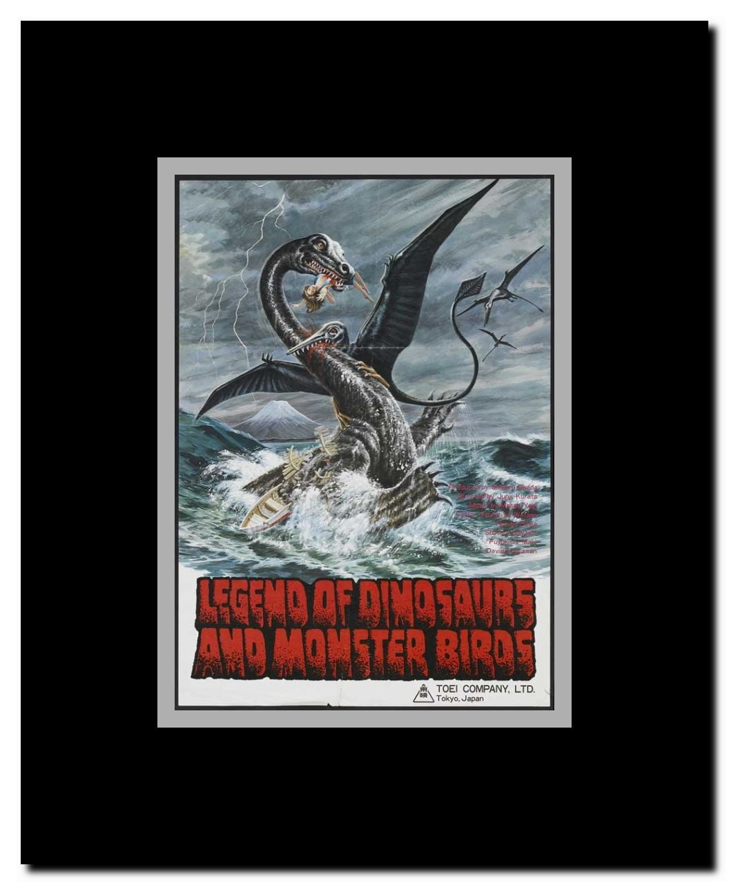 Legend of Dinosaurs and Monster Birds Framed Movie Poster