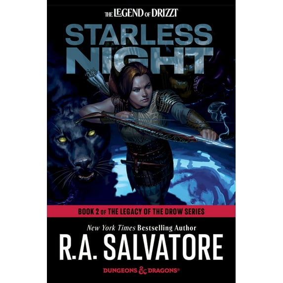 Legend of Drizzt Starless Night: Dungeons & Dragons: Book 2 of The Legacy of the Drow Series, (Paperback)
