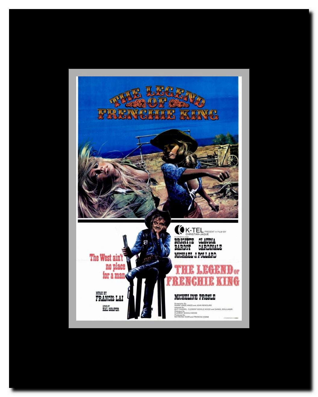 Legend of Frenchie King Framed Movie Poster