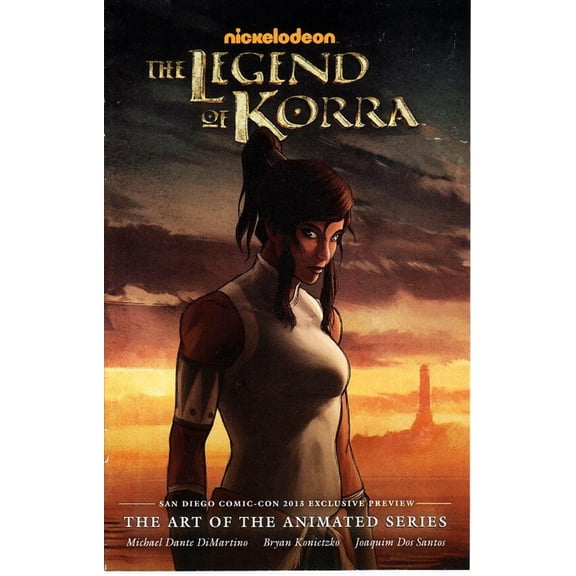 Legend of Korra Art of the Animated Series 2013 Comic-Con exclusive mini comic book