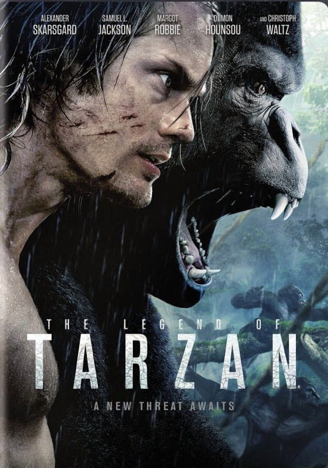 Legend of Tarzan (DVD) - Action, Adventure, PG-13 - Walmart.com