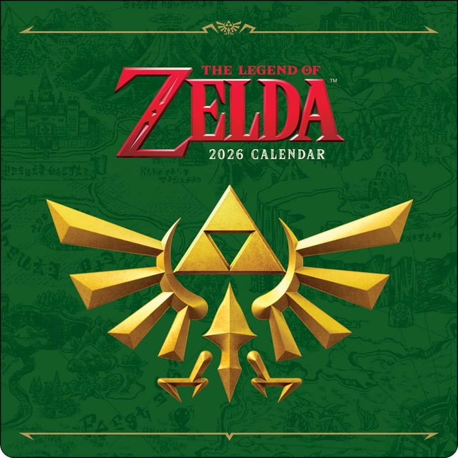 Legend of Zelda 2026 Wall Calendar, (Paperback) - Walmart.com