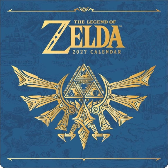 Legend of Zelda 2027 Wall Calendar, (Paperback)