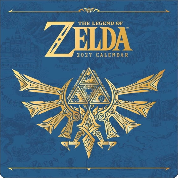 Legend of Zelda 2027 Wall Calendar, (Paperback)