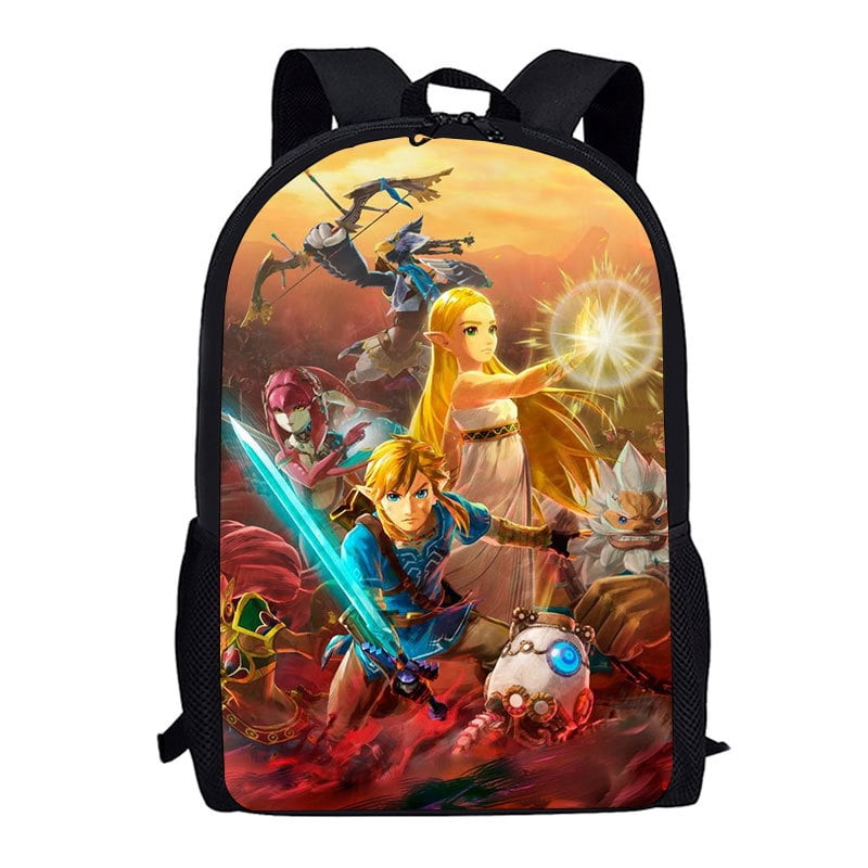 Legend Of Zelda Backpack Breath Of The Wild Game Spot Student School 