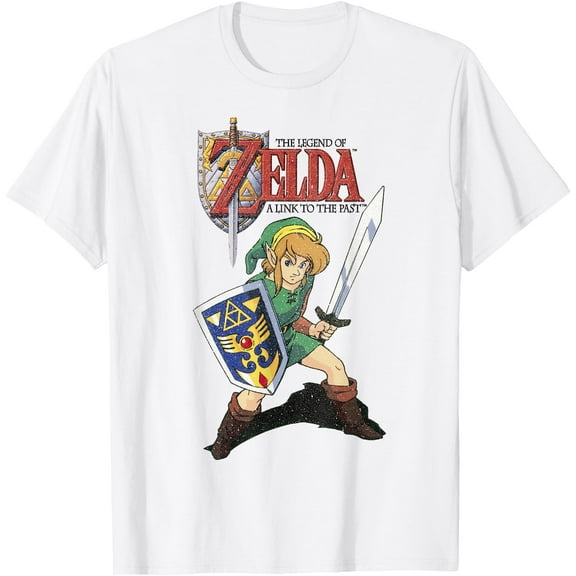 Legend of Zelda Grey Cartoon Art DTG Print Unisex T-Shirt